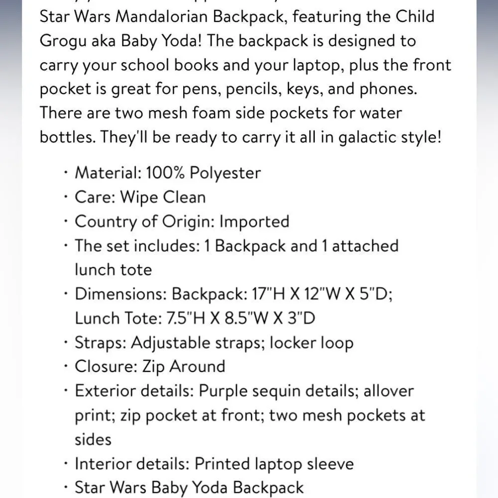 Star Wars Mandalorian Baby Yoda Girls 17